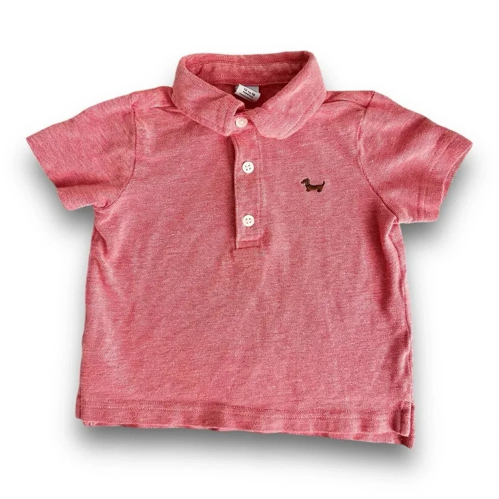 Janie & Jack | Embroidered Dachshund Polo (12-18 mos) ♥️